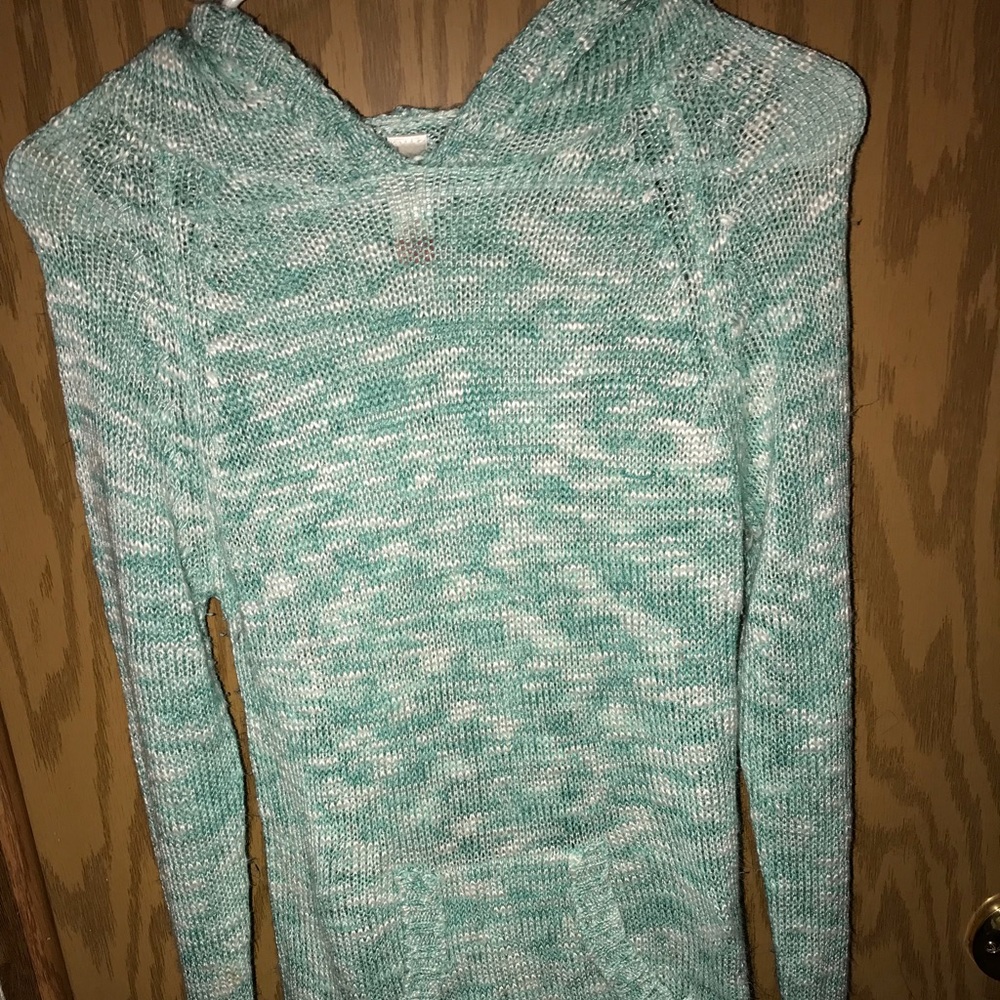 teal sweater dress/shirt